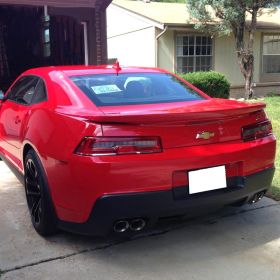 2014-2015 Chevrolet Camaro OE Style Trunk Spoiler Painted Tin Roof Rusted Metallic - AST-CC14LW-WA138X