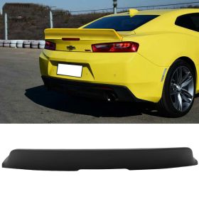2016-2018 Chevrolet Camaro Ikon Style DuckBill Tunk Spoiler Unpainted Polypropylene - AST-CC16IKDB-PP