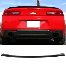 2016-2019 Chevrolet Camaro Factory RS Style V6 Trunk Spoiler Wing Painted #WA8555 Black - AST-CC16RS-WA8555