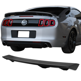 2010-2014 Ford Mustang LS Style Trunk Spoiler Matte Black ABS - AST-FM10LS-A