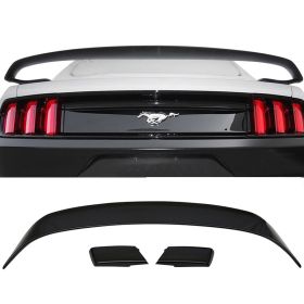 2015-2019 Ford Mustang Coupe GT350 V2 Painted Trunk Spoiler Ebony #UA - AST-FM15GT350V2-UA