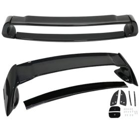 2006-2011 Honda Civic Sedan Trunk Spoiler Wing MuABS Plastic Glossy Black - AST-HC064MU-GBK