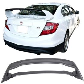 2012-2015 Honda Civic Sedan Mugen Style Trunk Spoiler Painted Modern Steel Metallic ABS - AST-HC124MU-NH797M