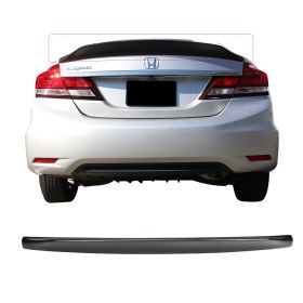 2013-2015 Honda Civic Sedan Ikon Duckbill V2 Style Trunk Spoiler Unpainted Polypropylene - AST-HC134IKDBV2-PP