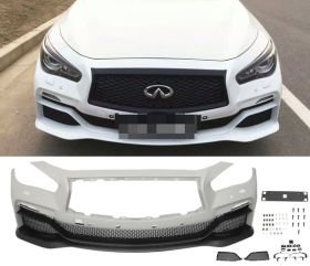 2014-2017 Infiniti Q50 Sedan Eau Rouge ER Style V2 Polypropylene Front Bumper Conversion - BKP-IQ5014ER-F