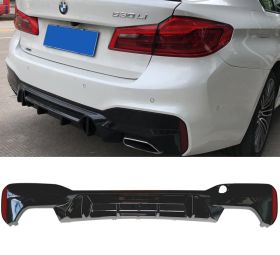 2018-2019 BMW M5 F90 M-Performance Style Rear Bumper Lip Diffuser - BLD-BG90M5MP-GBK