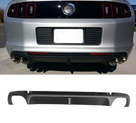 2013-2014 Ford Mustang Shelby Four Vents Rear Lip Bumper Valance Diffuser Polypropylene - BLD-FM13S4-PP