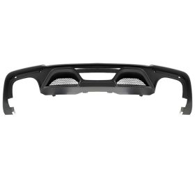 2018-2019 Ford Mustang GT GT350 Rear Diffuser Quad Outlet Style Unpainted Polypropylene - BLD-FM18PGT350-PP