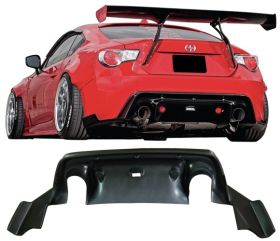 2013-2019 Toyota 86 GR Rocket Bunny ABS Rear Bumper Diffuser Lip - BLD-SFRS13GR-ABS