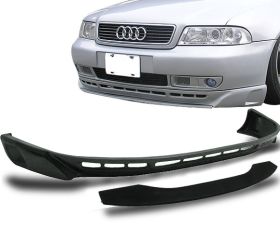 1996-2001 Audi A4 Front Bumper Lip Spoiler Type-A Poly-Urethane - BLF-AA496A-PU