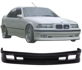 1992-1998 BMW 3-Series E36 2PC Polyurethane Front Bumper Lip - IKN-BLF-BE362ACS-PU