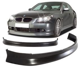 2004-2007 BMW 5-Series E60 Ikon Polyurethane Front Bumper Lip - IKN-BLF-BE60IK-PU