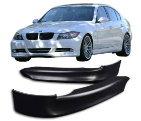 2005-2008 BMW 3-Series E90 4DR OEM Factory Polypropylene Front Bumper Lip - IKN-BLF-BE902P-PP