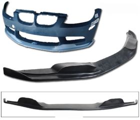 2008-2010 BMW E92 M3 Front Bumper Lip Hamann Style Poly-Urethane - BLF-BE92M3HTC