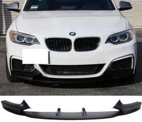 2014-2017 BMW 2-Series F22 MSport Peformance Polypropylene Front Bumper Lip - IKN-BLF-BF22MP-PP