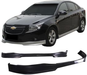 2011-2012 Chevy Cruze Type-2 Polyurethane Front Bumper Lip - IKN-BLF-CCRUZ10T2-PU
