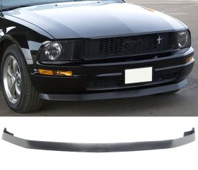 2005-2009 Ford Mustang V6 Ikon Polyurethane Front Bumper Lip - IKN-BLF-FM05V6IKC-PU