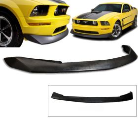 2005-2009 Ford Mustang V8 Front Bumper Lip Cervini Style Urethane - BLF-FM05V8CV