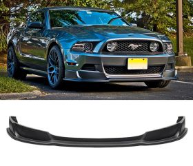 2010-2012 Ford Mustang V6 RT Polyurethane Front Bumper Lip - IKN-BLF-FM10V6RT-PU