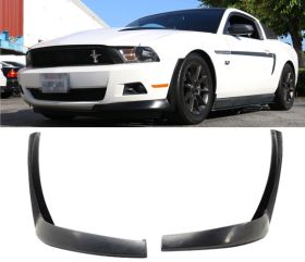 2010-2012 Ford Mustang V6 XE Polyurethane Front Bumper Lip - IKN-BLF-FM10V6X2P-PU