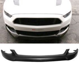 2015-2017 Ford Mustang 4CYL/V6/V8 Ikon Polyurethane Front Bumper Lip - IKN-BLF-FM15IKC-PU