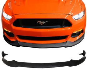 2015-2017 Ford Mustang 4CYL/V6/V8 SS Polyurethane Front Bumper Lip - IKN-BLF-FM15SS-PU