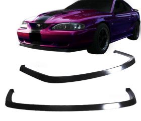 1994-1998 Ford Mustang Front Bumper Lip DS Style Poly-Urethane - BLF-FM94DS-PU