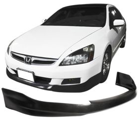 2006-2007 Honda Accord 2DR Coupe HF-P Polyurethane Front Bumper Lip - IKN-BLF-HA062H-PU