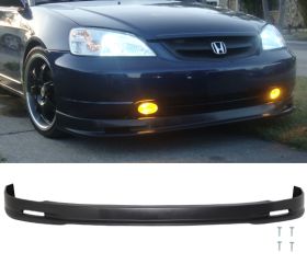 2001-2003 Honda Civic 2DR/4DR Mugen Polypropylene Front Bumper Lip - IKN-BLF-HC01MU-PP