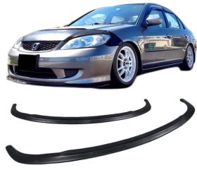 2004-2005 Honda Civic 2 4DR A Style Front Bumper Lip Ureathan - BLF-HC04A-PU