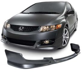 2009-2011 Honda Civic 2DR HF-P Polyurethane Front Bumper Lip - IKN-BLF-HC092H-PU