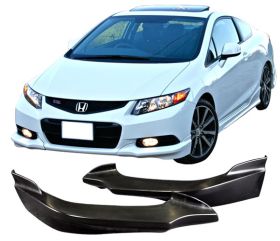 2012-2013 Honda Civic 2DR HF-P Polyurethane Front Bumper Lip - IKN-BLF-HC122H-PU