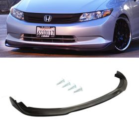 2012 Honda Civic 4DR CS2 Polyurethane Front Bumper Lip - IKN-BLF-HC124CS2-PU
