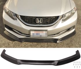 2013-2015 Honda Civic 4DR GT Polyurethane Front Bumper Lip - IKN-BLF-HC134GT-PU