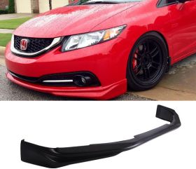 2013-2015 Honda Civic 4DR MD Polyurethane Front Bumper Lip - IKN-BLF-HC134MO-PU