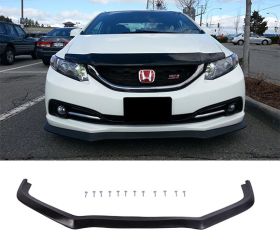 2013-2015 Honda Civic 4DR CS Polyurethane Front Bumper Lip - IKN-BLF-HC134SM-PU