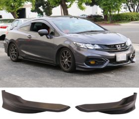 2014-2015 Honda Civic 2DR Type-H Polyurethane Front Bumper Lip - IKN-BLF-HC142H-PU