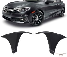 2016-2017 Honda Civic 2DR/4DR HFP Polypropylene Front Bumper Lip - IKN-BLF-HC164H2P-PP