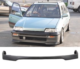 1988-1989 Honda Civic HB/4DR Ikon Polyurethane Front Bumper Lip - IKN-BLF-HC88IK-PU