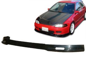 1992-1995 Honda Civic 2 3dr Front Bumper Lip MUG Style Poly-Urethane - BLF-HC92M