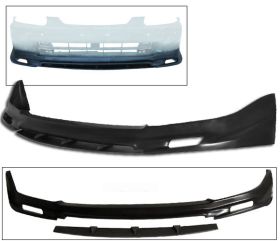 1996-1998 Honda Civic Front Bumper Lip DS Style Poly-Urethane - BLF-HC96DS-PU