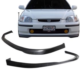 1996-1998 Honda Civic Front Bumper Lip SIR Style Poly-Urethane - BLF-HC96SIR-PU