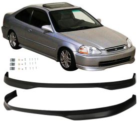 1996-1998 Honda Civic HB/2DR/4DR Type-R Polypropylene Front Bumper Lip - IKN-BLF-HC96TR-PP