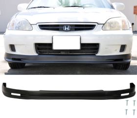 1999-2000 Honda Civic HB/2DR/4DR Mugen Polypropylene Front Bumper Lip - IKN-BLF-HC99MU-PP