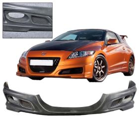 2011-2012 Honda CRZ Front Bumper Lip Mugen Style Poly-Urethane - BLF-HCRZ11MU-PU
