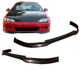 1993-1997 Honda DEL SOL Front Bumper Lip Type-R Poly-Urethane - BLF-HD93TR-PU