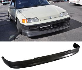 1988-1991 Honda CRX CS Polyurethane Front Bumper Lip - IKN-BLF-HX90CS-PU