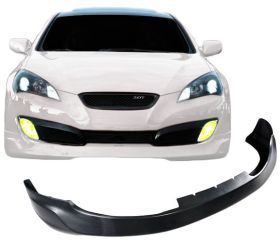 2010-2012 Hyundai Genesis 2DR Coupe MS Polyurethane Front Bumper Lip - IKN-BLF-HYG10MS-PU