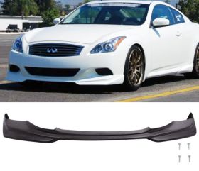 2008-2010 Infiniti G37S 2DR Coupe Type-J Polyurethane Front Bumper Lip - IKN-BLF-IG372J-PU