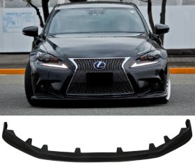 2014-2016 Lexus IS250/IS300/IS350 F-Sport Ikon Polyurethane Front Bumper Lip - IKN-BLF-LIS14DMR-PU